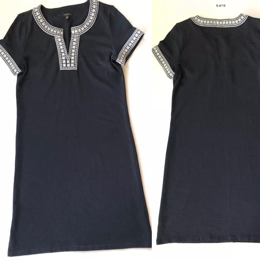 TALBOTS Navy Blue Shift Dress